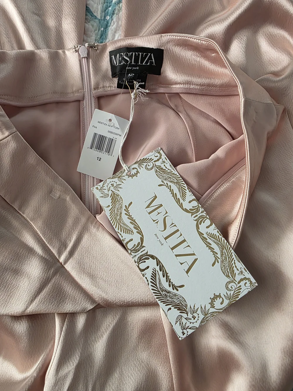 NWT Mestiza New York Wide Leg Satin Pants